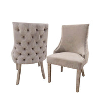 Kensington Dining Chair - Luxurious Velvet Upholstery, Chrome Legs & Deep Button Design - UK Luxury Furniture