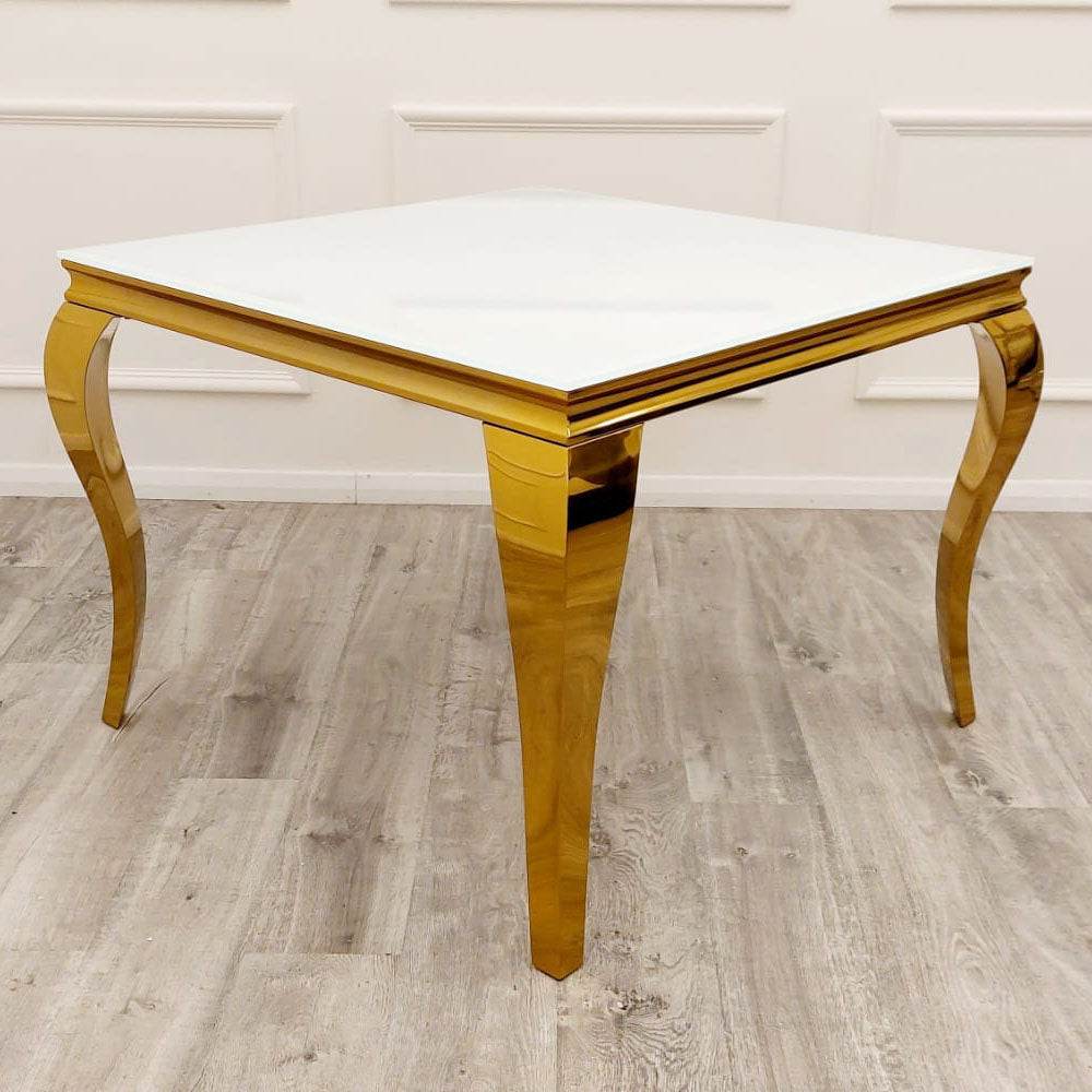 Luxury Louis Gold Dining Table - Available in Multiple Sizes including Round and Square Designs - UK Luxury Furniture