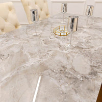 Luxury Louis Gold Dining Table - Available in Multiple Sizes including Round and Square Designs - UK Luxury Furniture