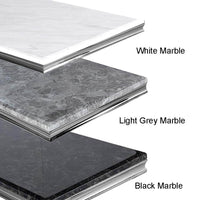 Xavia 1.8M Luxury Dining Table with Marble or Glass Top & Stainless Steel Double X Base - UK Luxury Furniture