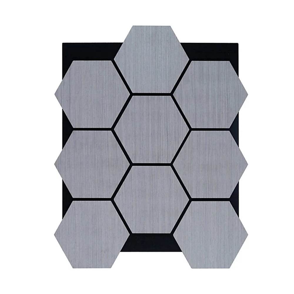 Hexagon Wood Acoustic Wall Panels with Sound Dampening Felt Back - Easy to Install, Real Wood Core - UK Luxury Furniture
