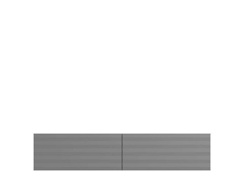 Elegant Amarentis Graphite Grey Wall Mounted Floating TV Unit for Large Screens - UK Luxury Furniture