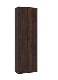 Cotswold Dark Brown Two-Door Utility Cupboard with Seven Internal Compartments - UK Luxury Furniture