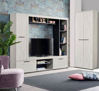 Elegant Lucerne Oak Entertainment Unit for TVs up to 42