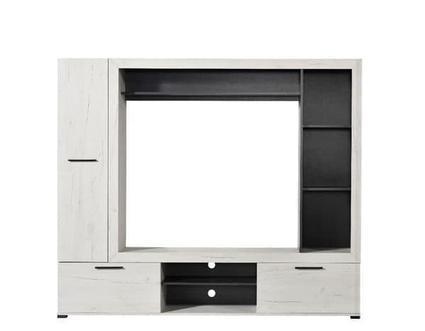 Elegant Lucerne Oak Entertainment Unit for TVs up to 42" with Ample Storage