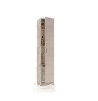 Multi-Purpose Oak Narrow Storage Cupboard: Versatile Adjustable Shelving Solution - UK Luxury Furniture