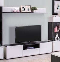 Elegant Royce White TV Cabinet: Modern Media Console with Storage for 65-Inch TVs - UK Luxury Furniture