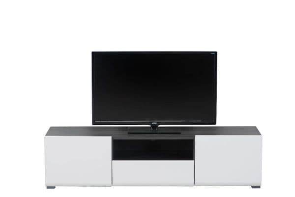 Elegant Royce White TV Cabinet: Modern Media Console with Storage for 65-Inch TVs - UK Luxury Furniture
