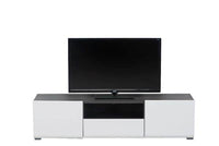 Elegant Royce White TV Cabinet: Modern Media Console with Storage for 65-Inch TVs - UK Luxury Furniture