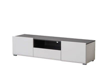 Elegant Royce White TV Cabinet: Modern Media Console with Storage for 65-Inch TVs - UK Luxury Furniture