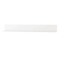 Elegant Santino White Gloss Long Floating Wall Shelf for Modern Interiors - UK Luxury Furniture