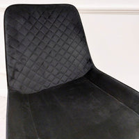Luna Velvet Dining Chair - Scandinavian Style with Gold Tipped Legs - Available in 6 Colours - UK Luxury Furniture