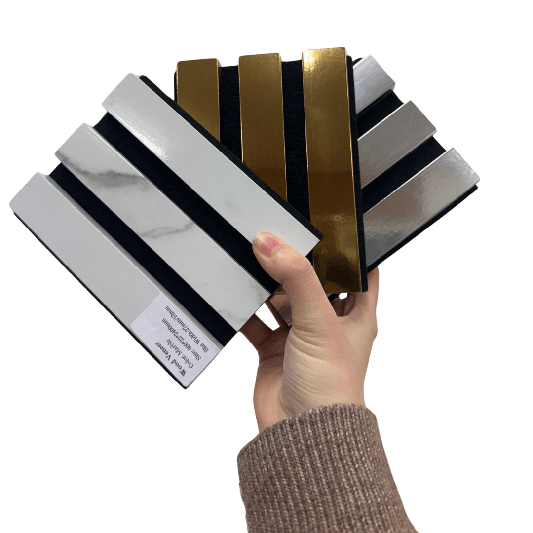 Luxury Acoustic Slatted Wall Panels Sample Boxes for Stylish Soundproofing Solutions - UK Luxury Furniture