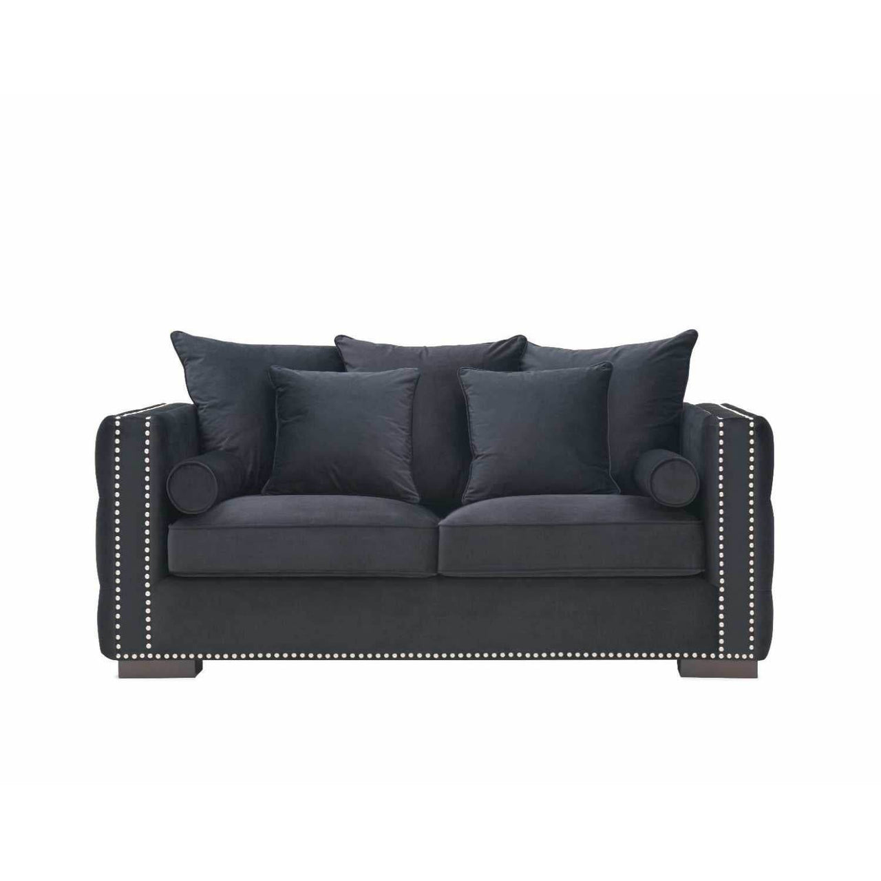 Moscow Luxury Black Velvet Sofa Sets with Chesterfield Design – 1, 2 & 3 Seater Options - UK Luxury Furniture