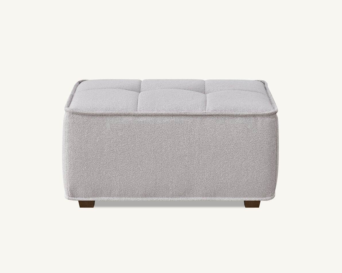 Murray 3-Seater Sofa In Luxurious Putty Boucle Fabric - Contemporary Chesterfield Design - UK Luxury Furniture
