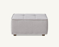 Murray 3-Seater Sofa In Luxurious Putty Boucle Fabric - Contemporary Chesterfield Design - UK Luxury Furniture