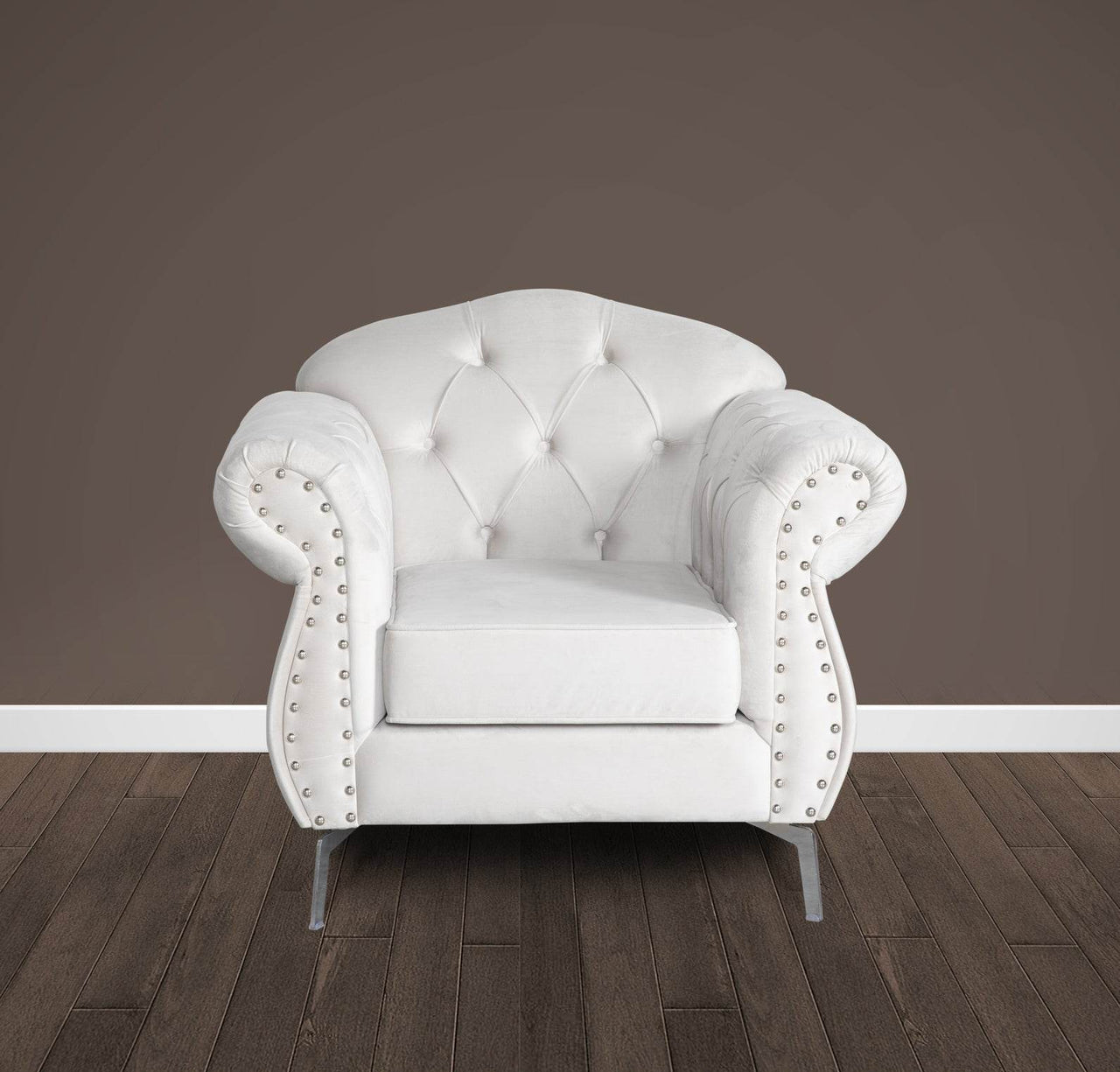 Luxury Light Cream Velvet Chesterfield Sofa Set – 1, 2, or 3 Seater with Cushions Included - UK Luxury Furniture