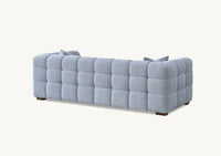 Tribeca Luxury Sofa Range in Pearl Boucle Fabric - Timeless Chesterfield Design - UK Luxury Furniture