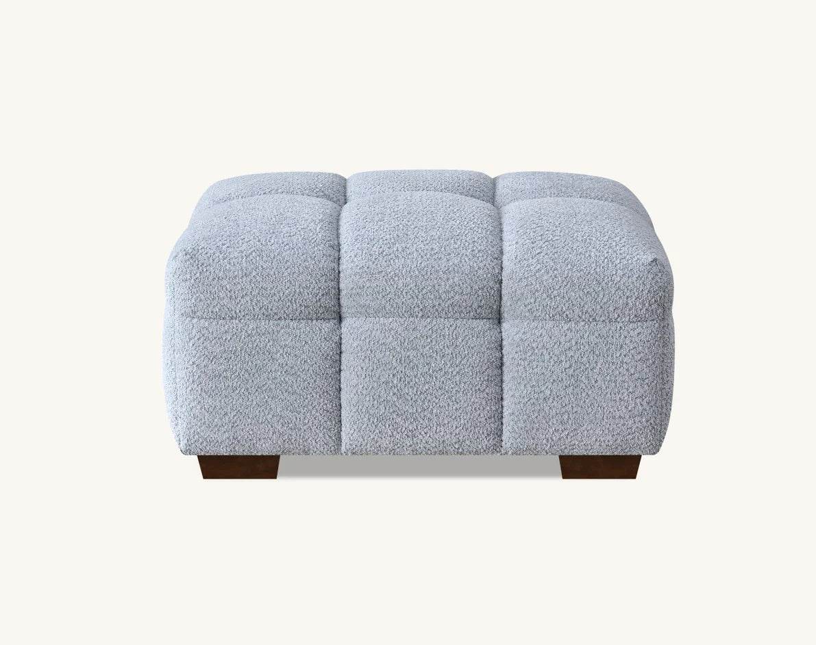 Tribeca Luxury Sofa Range in Pearl Boucle Fabric - Timeless Chesterfield Design - UK Luxury Furniture