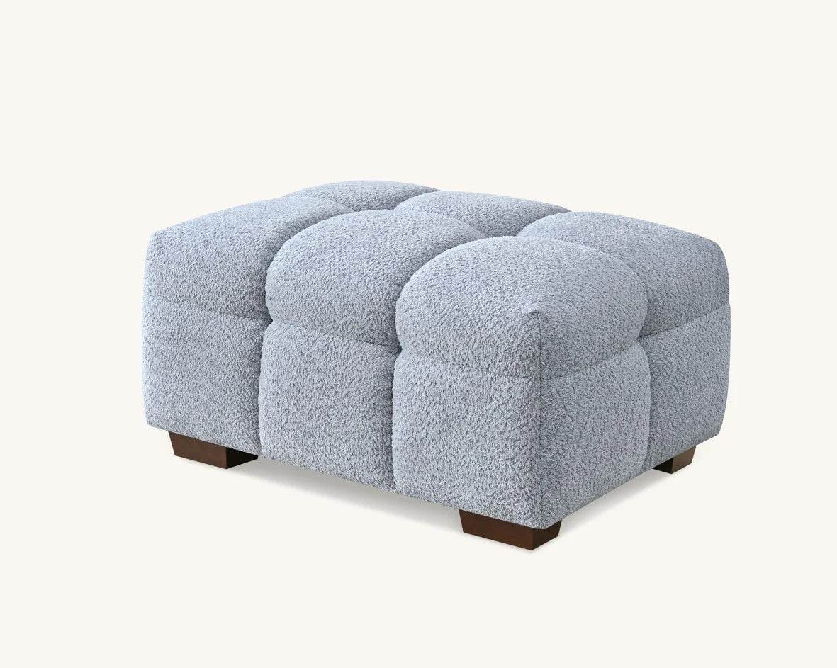 Tribeca Luxury Sofa Range in Pearl Boucle Fabric - Timeless Chesterfield Design - UK Luxury Furniture