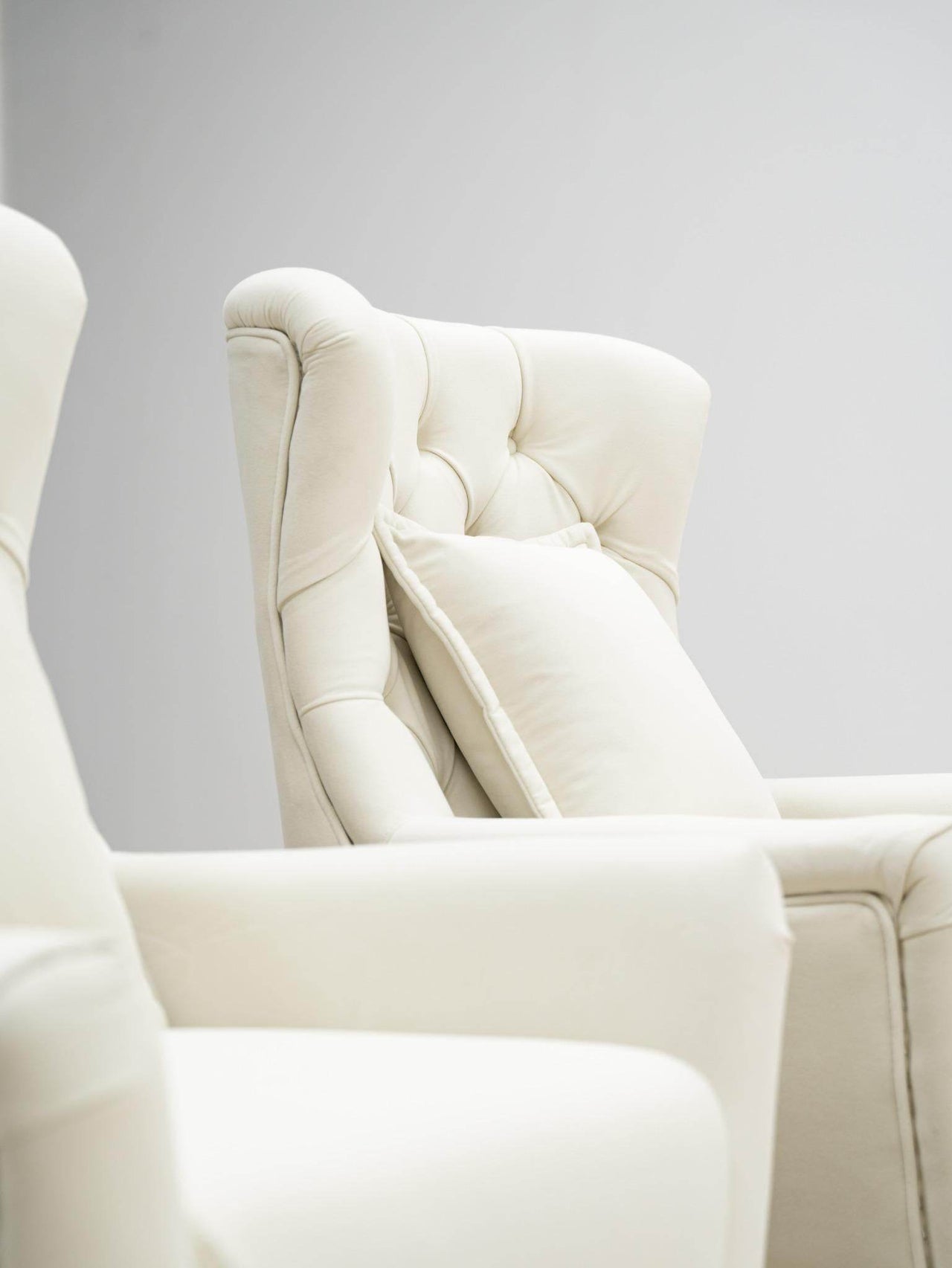 Antalya Luxury Light Cream Velvet Sofa Set with Gold Detailing - Elegant Chesterfield Design - UK Luxury Furniture