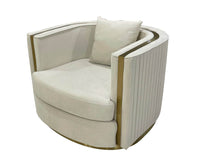 Ibiza Modern Velvet Sofa Set - Cream or Navy Blue, Curved Design, Luxurious Comfort - UK Luxury Furniture