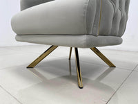 Phoenix Modern Sofa Set in Premium Light Grey Velvet with Gold Accents – Stylish Comfort for Your Home - UK Luxury Furniture