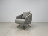 Phoenix Modern Sofa Set in Premium Light Grey Velvet with Gold Accents – Stylish Comfort for Your Home - UK Luxury Furniture