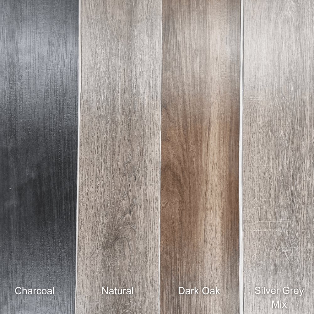 Self-Adhesive Wood Effect Vinyl Flooring Tiles - 36 PVC Planks, Easy Install, 5m² - UK Luxury Furniture