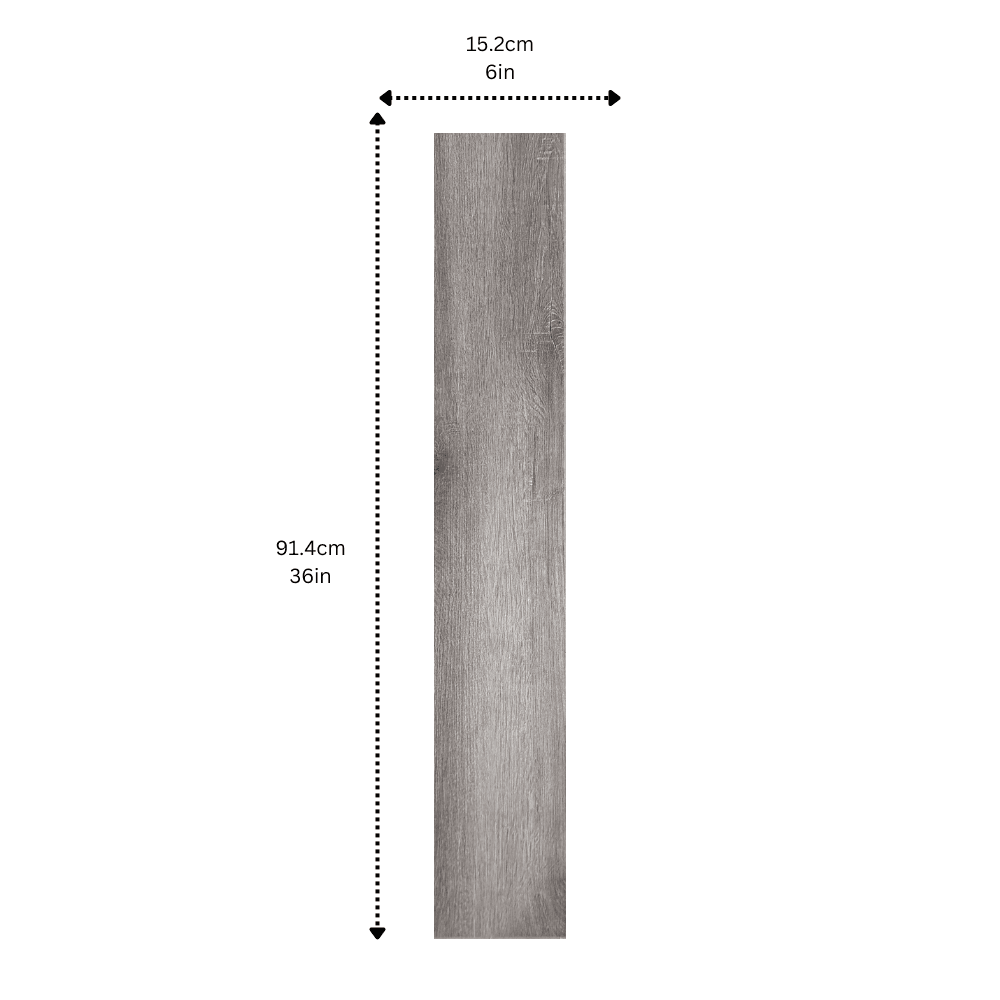 Self-Adhesive Wood Effect Vinyl Flooring Tiles - 36 PVC Planks, Easy Install, 5m² - UK Luxury Furniture