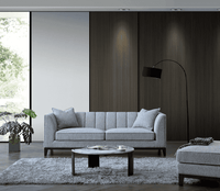 Aluxo Cooper 3-Seater Sofa in Luxurious Dolphin Boucle - Mid-Century Modern Elegance - UK Luxury Furniture