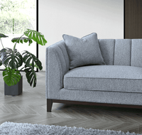 Aluxo Cooper 3-Seater Sofa in Luxurious Dolphin Boucle - Mid-Century Modern Elegance - UK Luxury Furniture