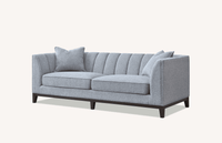 Aluxo Cooper 3-Seater Sofa in Luxurious Dolphin Boucle - Mid-Century Modern Elegance - UK Luxury Furniture