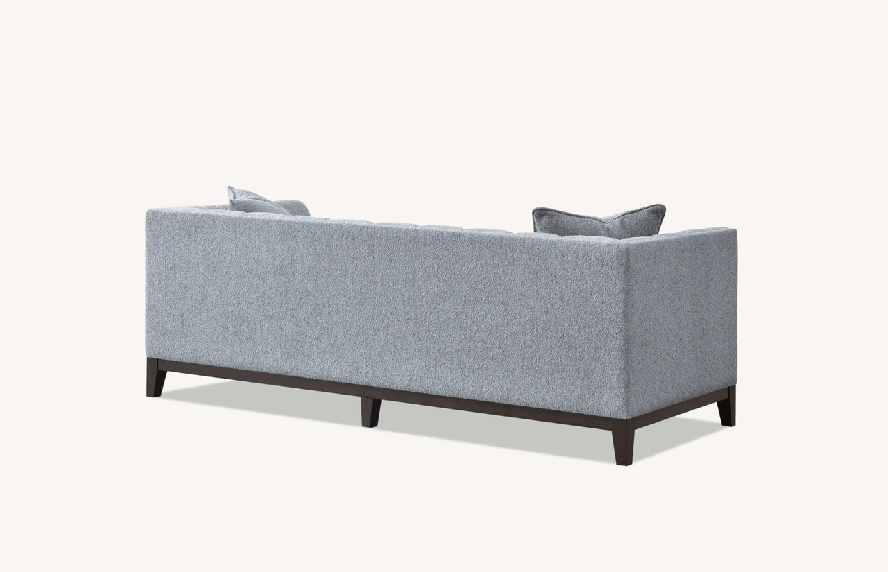 Aluxo Cooper 3-Seater Sofa in Luxurious Dolphin Boucle - Mid-Century Modern Elegance - UK Luxury Furniture