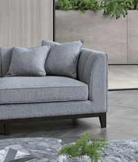 Aluxo Cooper Left Hand Corner Sofa - Premium Dolphin Boucle Fabric, Mid-Century Modern Design - UK Luxury Furniture