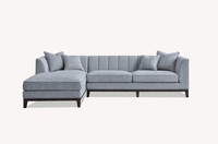 Aluxo Cooper Left Hand Corner Sofa - Premium Dolphin Boucle Fabric, Mid-Century Modern Design - UK Luxury Furniture