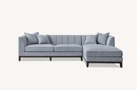 Aluxo Cooper Right Hand Corner Sofa In Dolphin Boucle - Mid Century Modern Comfort & Style - UK Luxury Furniture