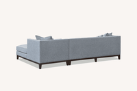 Aluxo Cooper Right Hand Corner Sofa In Dolphin Boucle - Mid Century Modern Comfort & Style - UK Luxury Furniture