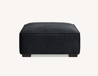 Aluxo Dakota Chaise Sofa - Midnight Boucle, Duck Feather Padding & Minimalist Design - UK Luxury Furniture