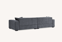 Aluxo Dakota Charcoal Boucle Sofa with Duck Feather Padding - Modern Luxury Comfort - UK Luxury Furniture