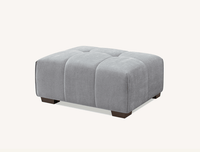 Aluxo Leonard Left Hand Corner Sofa in Cloudy Grey Boucle - Modular Design & Plush Comfort - UK Luxury Furniture