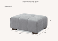 Aluxo Leonard Left Hand Corner Sofa in Cloudy Grey Boucle - Modular Design & Plush Comfort - UK Luxury Furniture