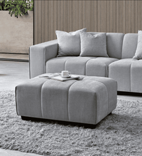 Leonard Right Hand Corner Sofa in Cloudy Grey Boucle with Modular Sections & Plush Cushions - UK Luxury Furniture