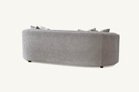 Luxurious Nolita Boucle Teddy 3-Seater Sofa & Accent Chair - Organic Curved Design in Neutral Colours - UK Luxury Furniture