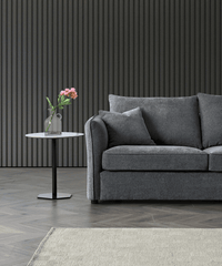 Luxurious Aluxo Rubin Corner Chaise Sofa in Charcoal Boucle for Modern Interiors - UK Luxury Furniture