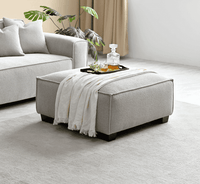 Luxurious Aluxo Dakota Sofa in Pebble Boucle with Duck Feather Padding & Modern Design - UK Luxury Furniture