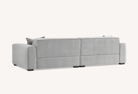 Luxurious Aluxo Dakota Sofa in Pebble Boucle with Duck Feather Padding & Modern Design - UK Luxury Furniture