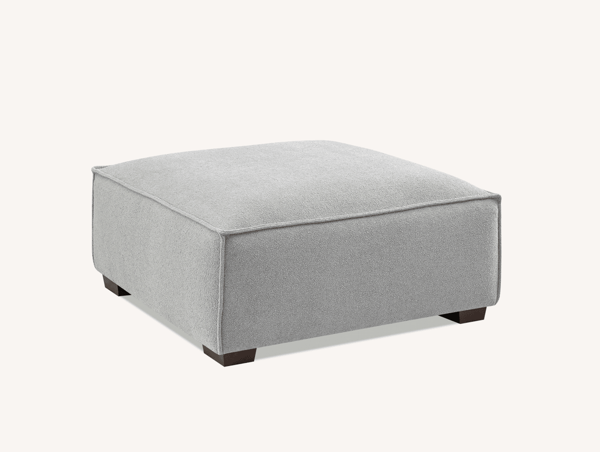 Luxurious Aluxo Dakota Sofa in Pebble Boucle with Duck Feather Padding & Modern Design - UK Luxury Furniture