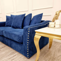 Lincoln Luxury 3 & 2 Seater Sofa with Stylish Scatter Back Cushions, Ideal for Elegant Living Spaces - UK Luxury Furniture