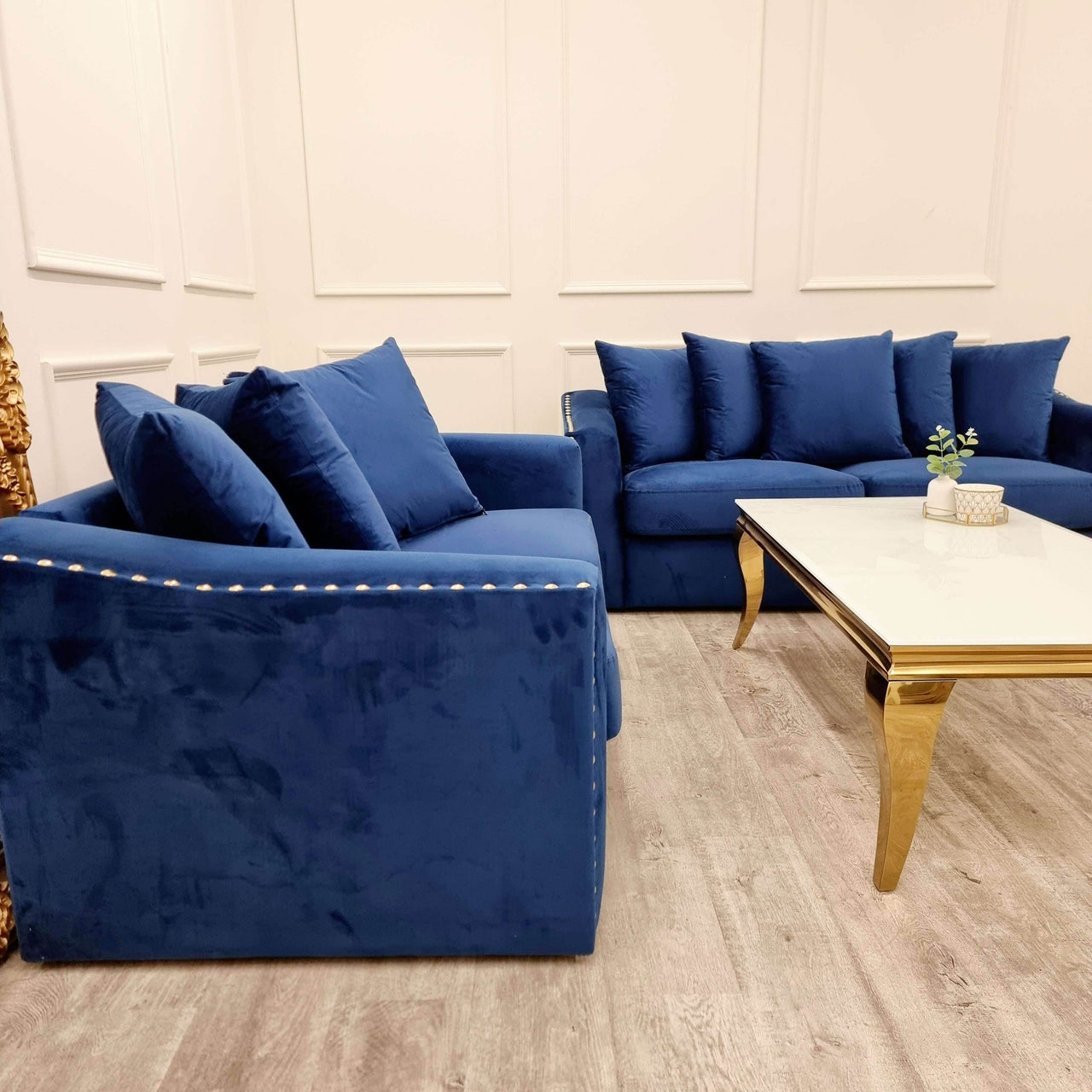 Lincoln Luxury 3 & 2 Seater Sofa with Stylish Scatter Back Cushions, Ideal for Elegant Living Spaces - UK Luxury Furniture
